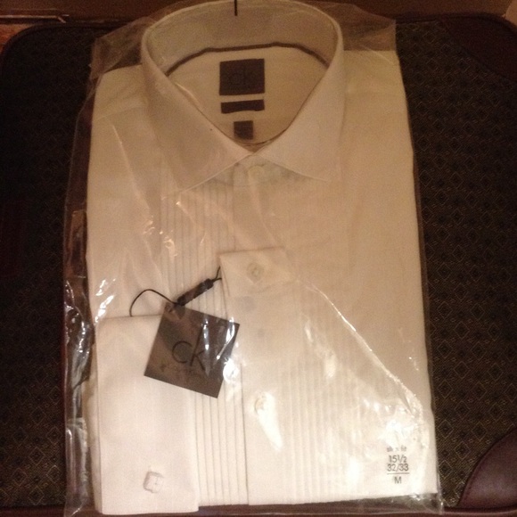 tuxedo shirt calvin klein